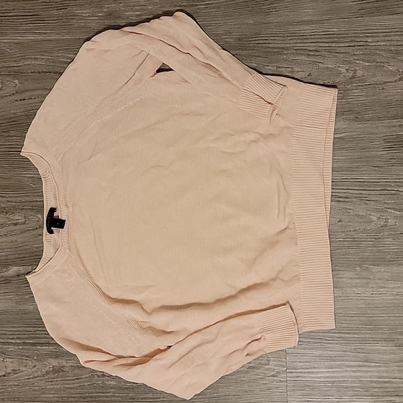J. Crew Tops - J. Crew Light Pink Long Sleeve Thin Sweater